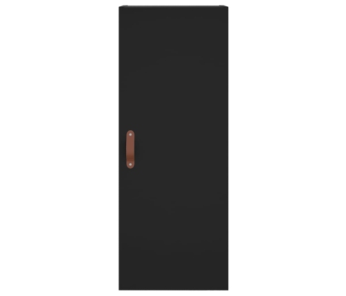 Armario de pared negro 34,5x34x90 cm