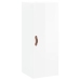 Armario de pared blanco brillante 34,5x34x90 cm