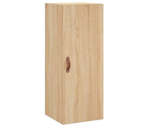 Armario de pared roble Sonoma 34,5x34x90 cm