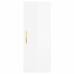 Armario de pared blanco brillante 34,5x34x90 cm