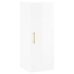 Armario de pared blanco brillante 34,5x34x90 cm