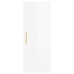 Armario de pared blanco brillante 34,5x34x90 cm