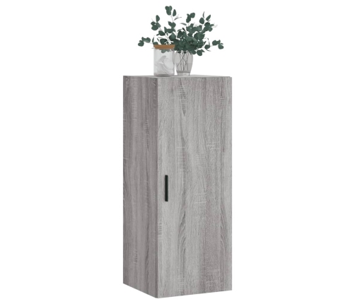 Armario de pared gris Sonoma 34,5x34x90 cm