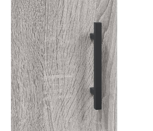 Armario de pared gris Sonoma 34,5x34x90 cm