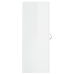 Armario de pared blanco brillante 34,5x34x90 cm