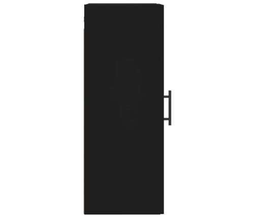 Armario de pared negro 34,5x34x90 cm