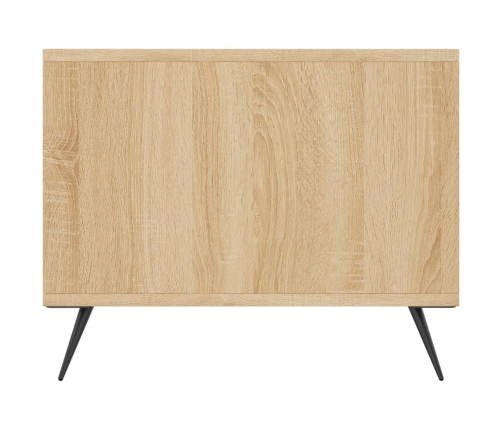 Mesa de centro madera contrachapada roble Sonoma 90x50x40 cm