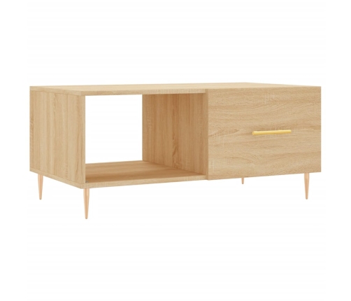 Mesa de centro madera contrachapada roble Sonoma 90x50x40 cm