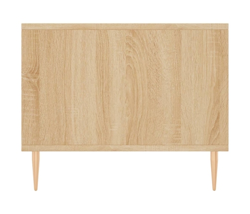 Mesa de centro madera contrachapada roble Sonoma 90x50x40 cm