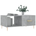 Mesa de centro madera contrachapada gris hormigón 90x50x40 cm