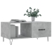 Mesa de centro madera contrachapada gris hormigón 90x50x40 cm