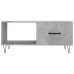 Mesa de centro madera contrachapada gris hormigón 90x50x40 cm