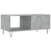 Mesa de centro madera contrachapada gris hormigón 90x50x40 cm