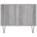 Mesa de centro madera contrachapada gris Sonoma 90x50x40 cm