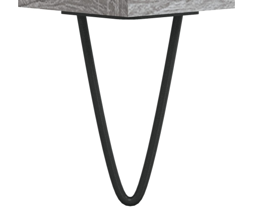 Mesa de centro madera contrachapada gris Sonoma 90x50x40 cm