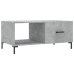 Mesa de centro madera contrachapada gris hormigón 90x50x40 cm