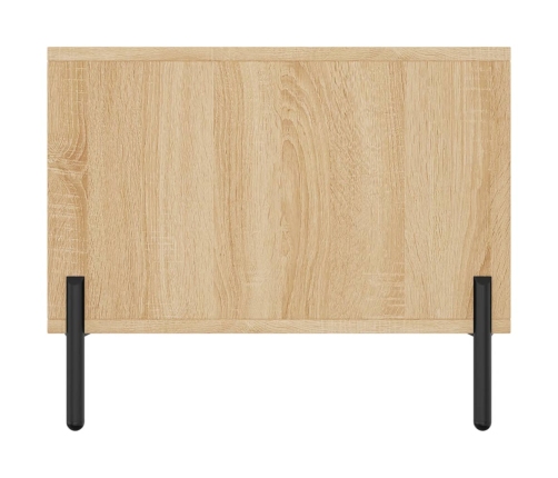 Mesa de centro madera contrachapada roble Sonoma 90x50x40 cm