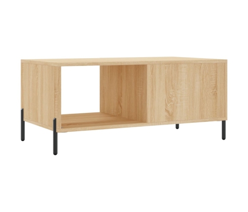 Mesa de centro madera contrachapada roble Sonoma 90x50x40 cm