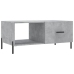 Mesa de centro madera contrachapada gris hormigón 90x50x40 cm