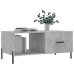 Mesa de centro madera contrachapada gris hormigón 90x50x40 cm