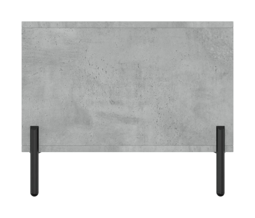 Mesa de centro madera contrachapada gris hormigón 90x50x40 cm