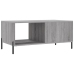 Mesa de centro madera contrachapada gris Sonoma 90x50x40 cm