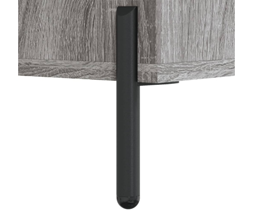 Mesa de centro madera contrachapada gris Sonoma 90x50x40 cm