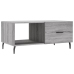 Mesa de centro madera contrachapada gris Sonoma 90x50x40 cm