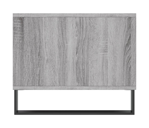 Mesa de centro madera contrachapada gris Sonoma 90x50x40 cm