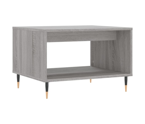 Mesa de centro madera de ingeniería gris Sonoma 60x50x40 cm