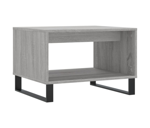 Mesa de centro madera de ingeniería gris Sonoma 60x50x40 cm