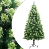 Árbol de Navidad artificial con bisagras y soporte 120 cm