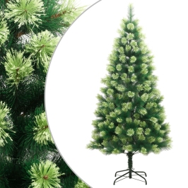 Árbol de Navidad artificial con bisagras y soporte 150 cm