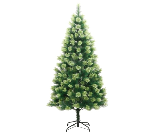 Árbol de Navidad artificial con bisagras y soporte 150 cm