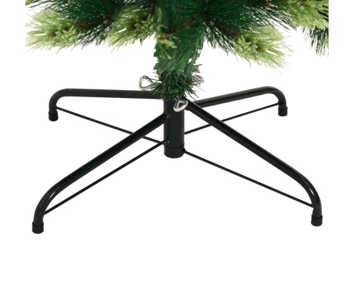 Árbol de Navidad artificial con bisagras y soporte 150 cm