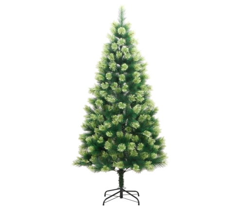 Árbol de Navidad artificial con bisagras y soporte 180 cm