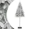 Árbol de Navidad artificial con nieve 210 cm