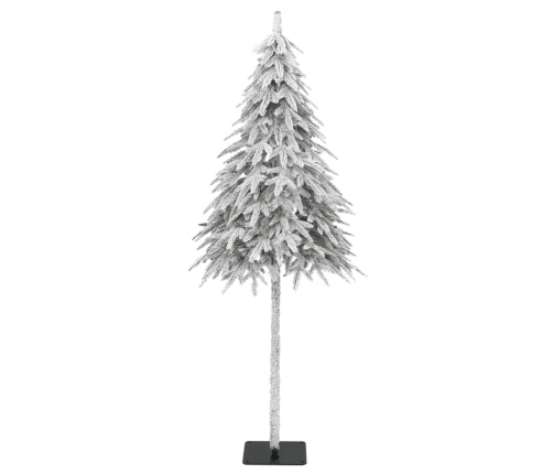 Árbol de Navidad artificial con nieve 210 cm