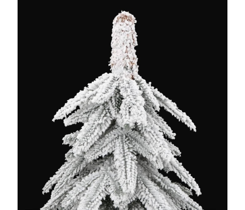 Árbol de Navidad artificial con nieve 210 cm