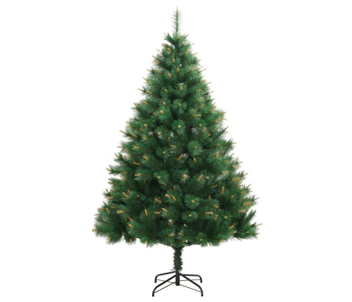 Árbol de Navidad artificial con bisagras y soporte 120 cm