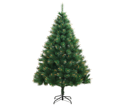 Árbol de Navidad artificial con bisagras y soporte 180 cm