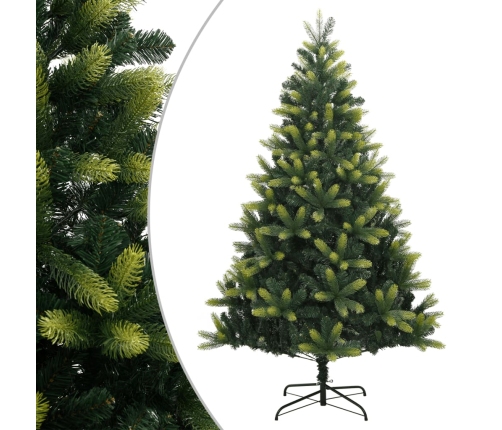 Árbol de Navidad artificial con bisagras y soporte 120 cm