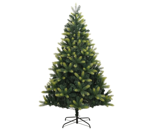 Árbol de Navidad artificial con bisagras y soporte 120 cm