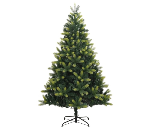 Árbol de Navidad artificial con bisagras y soporte 210 cm