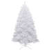 Árbol de Navidad artificial con bisagras y nieve flocada 120 cm