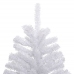 Árbol de Navidad artificial con bisagras y nieve flocada 120 cm