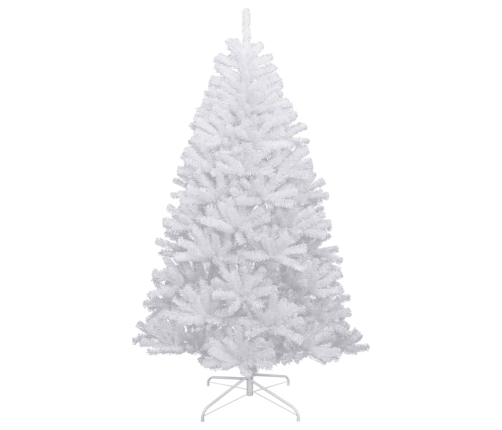 Árbol de Navidad artificial con bisagras y nieve flocada 150 cm