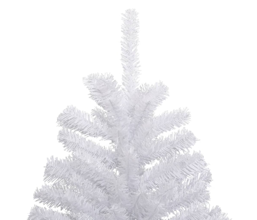 Árbol de Navidad artificial con bisagras y nieve flocada 150 cm