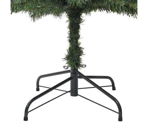 Árbol de Navidad estrecho con soporte PVC 270 cm