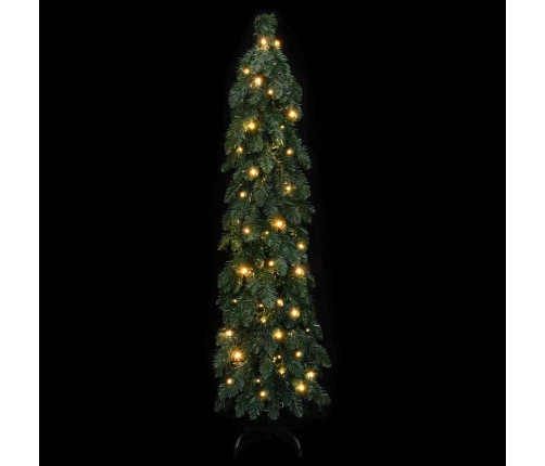 Árbol de Navidad artificial iluminado con 80 LEDs 150 cm